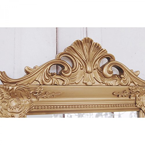 Spiegel – Barocker Wandspiegel in Shabby Chic Gold - 2