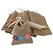 Generic Vintage Rustic Flowers Pouch Gift Bags Wedding Favor Pack of 12pcs RS.590.00