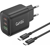 Foneng GAN10 Gan 65W 2xtype-C 1xusb 3 Girişli Hızlı Şarj Adapt&ouml;r&uuml; - Siyah