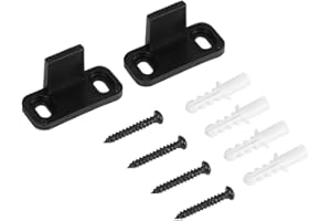 GAROSA Adjustable Bottom Floor Guide Clip, Floor Guide Wall/Door Bottom Guide Sliding Door Runners Adjustable Sliding Door Track with Screws Barn Hardware Accessories