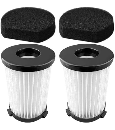 Vhbw Filtro Di Ricambio Per Aspirapolvere Bluesky BVC16BLP17 - Filtro In Nylon E HEPA Anallergico, Altezza 11,5 Cm - 2