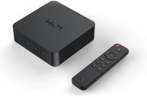 ‎WIIM WiiM Pro Plus – odbiornik AirPlay 2, Google Cast Audio, streamer multiroom z wysokiej klasy DAC AKM, pilot głosowy, działa z Alexa/Siri/Google, strumieniuje hi-res z Amazon Music, Tidal i innych