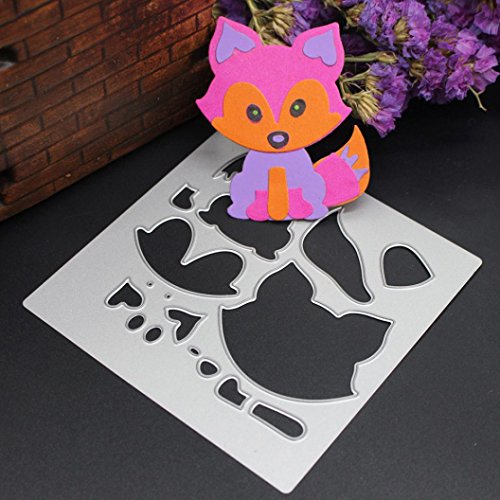Stanzschablone Scrapbooking, FNKDOR Schablonen Embossing Machine Schneiden Stanzformen, auf Sizzix big shot / Cuttlebug / und andere Stanzmaschine anwenden (N) - 2