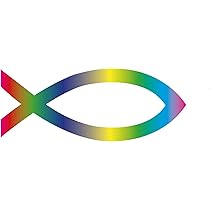 4x Christliche Fisch Aufkleber - Selbstklebend & Wasserdicht Für Auto & Mehr