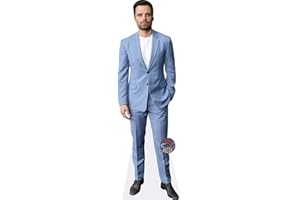 CELEBRITY CUTOUTS Sebastian Stan (Blue Suit) tamano natural