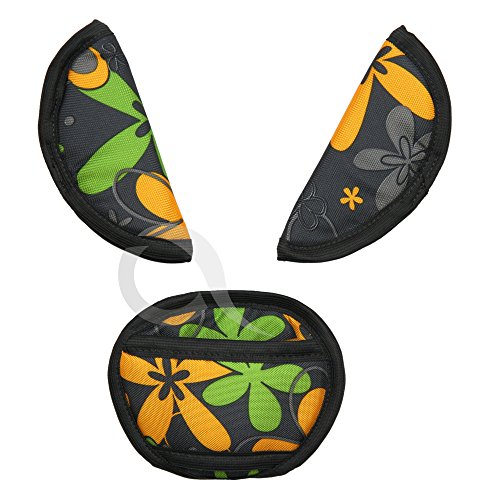 BELTS PADS SHOULDER STRAP & CROTCH cover UNIVERSAL Fits most buggy, stroller, car seat straps P068