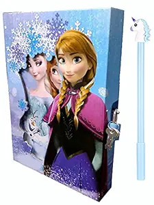 SHREE TECHNESH Angel Personal Lock Diary with Gel Pen (Size 21 * 14.5 * 3 cm), Lock Diary for Girls, Password Lock Diary