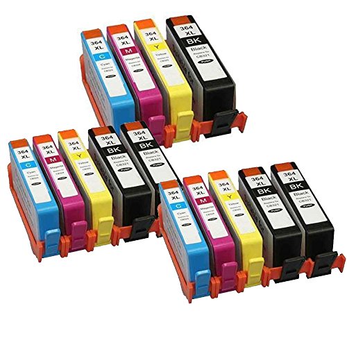 Colorstar Tintenpatrone 14 Pack Regeneration HP 364 XL Kompatibel Für HP Photosmart C5324 C5370 C533 C5380 C5383 C5398 C5390 C6300 C6300 C6380 B110a B109n