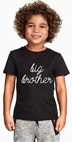 2-14Y Baby Boy Fashion ''Big Brother: Print Letter Print T-shirt 11-14Y