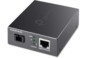 TP-Link Gigabit WDM Media Converter, Auto-negotiation, Extends fiber distance up to 20 km (TL-FC311A-20)
