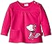 Eltern by Salt & Pepper Baby Girls E Sweat Fresh Fox Tasche Plain Crew Neck Long Sleeve Sweatshirt, Pink (rasberry 872), 6-12 months (Manufacturer size: 80)
