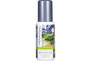 Mountval Impermeabilizante para Textil Ante y Nobuck - Impermeabilizante de Alto Rendimiento para Zapatos de Trekking Senderimo Hikingcon - Aplicador de Esponja