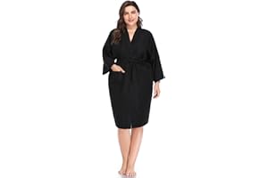 PERFEHAIR Capas y batas de peluquería para clientes, capa de corte de pelo con mangas, talla grande, color negro, Negro, L (Pack of 1)