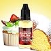 Produktbild DOOBACCO Liquid Aroma Konzentrat - Liquids für E Zigarette Und Shisha e-Liquid Vape Ohne Nikotin - 10 ml Flasche - Lemon Cake Geschmack