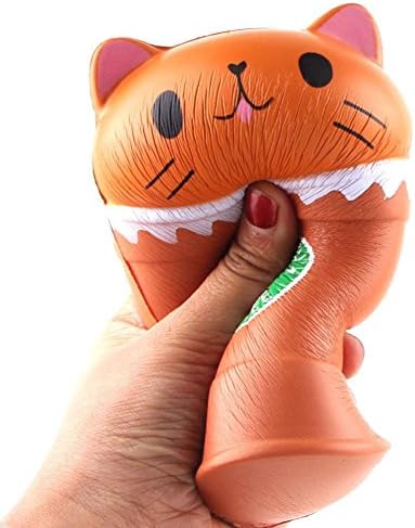 Ba Zha Hei 2018 Newest Slow Rising Squishies Jumbo Cut Coffee Cup Cat Scented Squishy Slow Rising Squeeze Toy Collection Cure Gift Scented Squishy Charm Slow Rising Simulation Kid Toy Key Cell Phone Pendant Strap Gift Elastic Environmentally PU Stress Reliever Toys (Coffee)