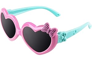 CGID Kids Sunglasses Girls Boys, Polarised TPEE Toddler Sunglasses,Flexible Children Sunglasses UV400 Age 3-10,K25