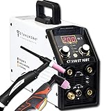 wig tig pen Integrierter Plasmaschneider mit bis zu 12mm Schneidleistung, trennt nahezu alle leitfähigen Materialien wie Normstahl, Kupfer, Edelstahl, Messing, Aluminium, Titan uvm.