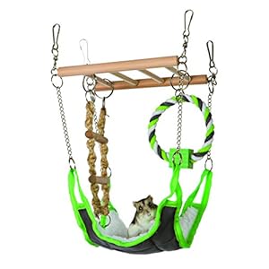 Trixie Hamaca & playbridge, o Jaula de hámster Mascota Juguete