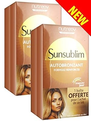 Nutreov Sunsublim Autobronzant Activateur Bonne Mine Lot de 4 x 28 Capsules