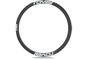 BUSEB Stickers de la Roue à vélo R-O-V-A-L C38 Stickers de vélo de vélo de Frein à Disque pour 38mm Décalque de Profondeur à vélo Vélo Stickers de la Roue à vélo pour Deux Roues Autocollants