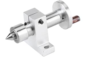 Zunate Doppellager,Einstellbare Doppellager Live Drehmitte Double Bearing Live Center Drehteller DIY Teile,Ideal für die Verwendung in inländischen Drehbank Holzdrehmaschine Miniatur Autowerkzeuge