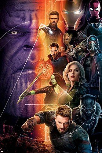 Love Street - Marvel Avengers Poster Infinity War - Age of Ultron - Chris Hemsworth - Robert Downey Jr. - Scarlet Johansson - Chris Evans - Mark Ruffalo - HD Poster - Posters for Home and Office