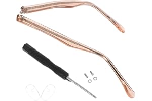 FOMIYES Bracci Di Ricambio Per Occhiali In Metallo Aste Di Ricambio Per Occhiali Set Di Gambe Di Ricambio Universali Per Occhiali