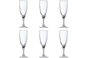 Arcoroc Princesa Caja 6 Copas Flauta Vidrio Tensionado 15cl Sodo Apto Microondas Apto Frigorífico Reciclable