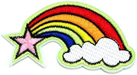 Rainbow Patch Iron on Applique Patch