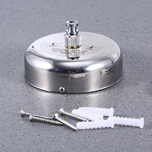 ULTNICE Einzelne versenkbare Wäscheleine Edelstahl 304 - 4