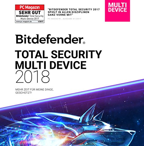 Bitdefender total Security 2018 - 5 dispositivos MultiPlataforma  Android  iOS  Mac  Windows 