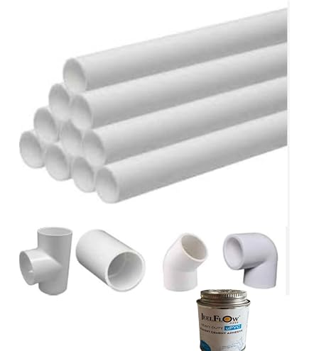 High Temperature PVC Pipe VENTRAL Schedule 80 PVC Pipe – 8ft Grey ...