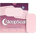 SleepSeal Mouth Tape for Sleeping - Made from Sustainable Bamboo Silk, Hypoallergenic & Dermatologically Tested Sleep Tape – Snoring Aid Solution, Improves Nasal Breathing – 30 Night Supply