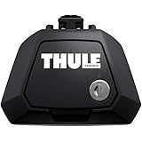 Thule 710400 Evo Raised Rail, Schwarz, Set of 4