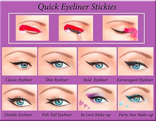 ORIGINAL Quick Eyeliner Stickies Complete Set 80 pcs