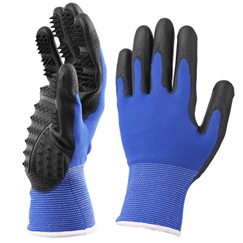 AYOUYA-Gant-de-Toilettage-Brossage-Chat-Chien-Cheval-Lapin-Animal-Brosse-de-Nettoyage-Massage-Toilette-Professionnel-pour-Poils-Cheveux-Bain-Peigne-Doux-et-Efficace-2-Packs
