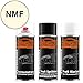 Produktbild Autolack Spraydosen Set für Kunststoff Stoßstange Austin Rover / MG / Morris / Roewe / Rover / Triumph NMF Arum White Haftgrund Basislack Klarlack mit Weichmacher Sprühdose