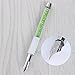 Born Pretty 1Pc Dotting Pen Painting Drawing Pen Green Rhinestone Handle Manicure Nail Art Tool