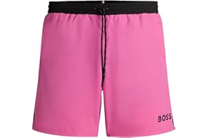 BOSS Hommes Starfish Short de Bain à séchage Rapide et Logo imprimé
