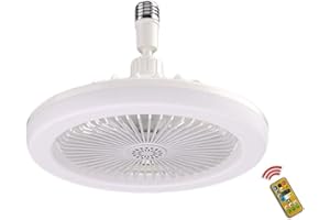 errcom Ventilateur de Plafond Moderne avec lumière et télécommande Ventilateur de Plafond Plat Dimmable avec l'aromathérapie pour Salon Chambre Salle à Manger Ventilateur Silencieux Conception