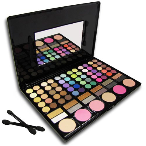 LaRoc 78 Colour Eyeshadow Eye Shadow Palette Makeup Kit Set Make Up Box with Mirror