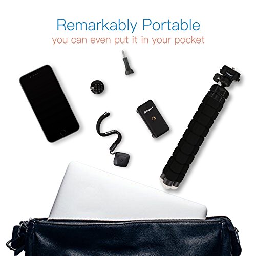 Flexibel Stative, Handy Stativ mit Bluetooth Fernbedienung Dreibeinstativ fÃ¼r iPhone 7, iPhone 8, iPhone 6S, Samsung Galaxy S7, S8, Huawei, HTC, Gopro Hero 5, 6