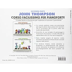 John Thompson's Corso Facilissimo Per Pianoforte: Seconda Parte (Book & CD)