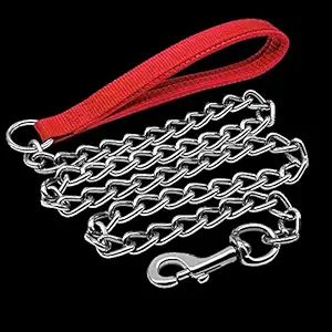 THE DDS STORE Heavy Duty Dog Leash,Metal Dog Leash Dog Chain with Handle for Small & Medium and Large Size Dogs (Color May Vary) (X-Large)