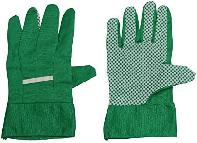 Xclou XL Gardening Gloves - Working Gloves for Men in Green for Garden Pruning and Landscaping Hobbies - Gripper Gloves