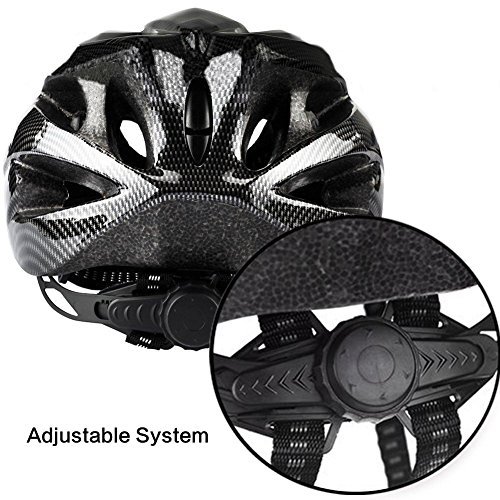 Six Foxes Fahrradhelm, Unisex Erwachsenen Fahrradhelm Rennradhelm mit abnehmbarem Visier und Futter, verstellbarem Thrasher - 4