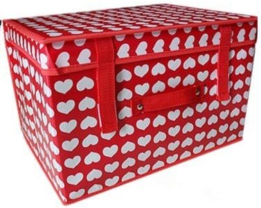 Baby Practical Foldable Nursery Storage Organizer Containers K1541-1 (red with hearts)