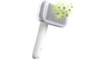 ‎MEDIASHOP PiddiPet IonBrush - Ionen Tierhaarbürste elektrisch - Fellbürste gegen Verfilzungen & Unterwolle für Hunde & Katzen - reduziert statische Aufladung & lose Haare - sanft, selbstreinigend, hautschonend