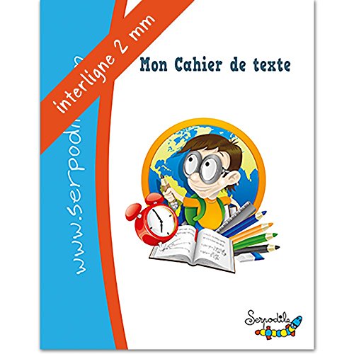 Preisvergleich Produktbild Cahier de texte - lignes de couleurs - interligne 2mm