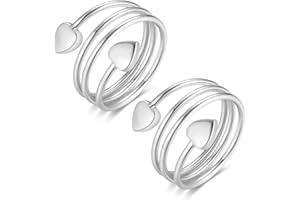 Vicmag Anneaux magnétiques en cuivre pour femmes et hommes ultra résistants 99,99 % cuivre pur solide taille réglable avec boîte cadeau